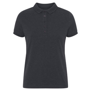 Blank - Lady Shape Polo - T-shirt -Heather Black