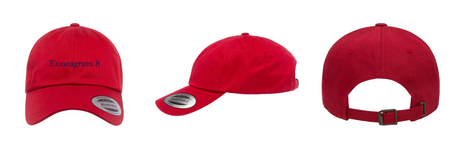 Yupoong - Dad Cap - Adjustable - Red