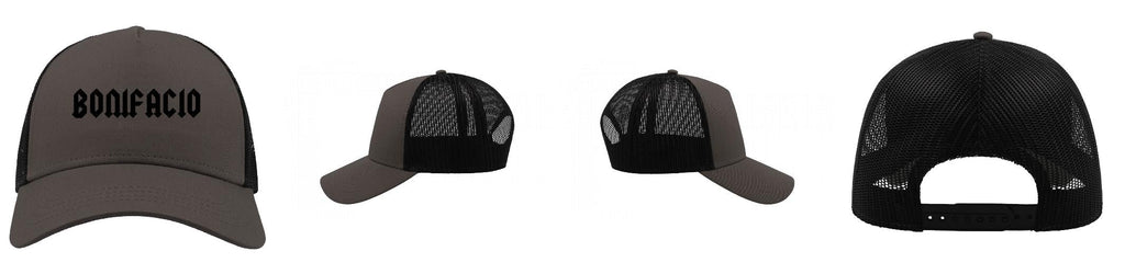 Atlantis - Rapper Cotton Cap - Trucker/Snapback - Dark Grey/Black