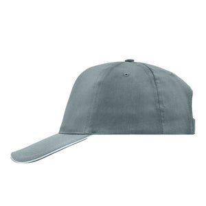 Myrtle Beach - 5 Panel Promo Sandwich Cap - Adjustable - Dark Grey/White