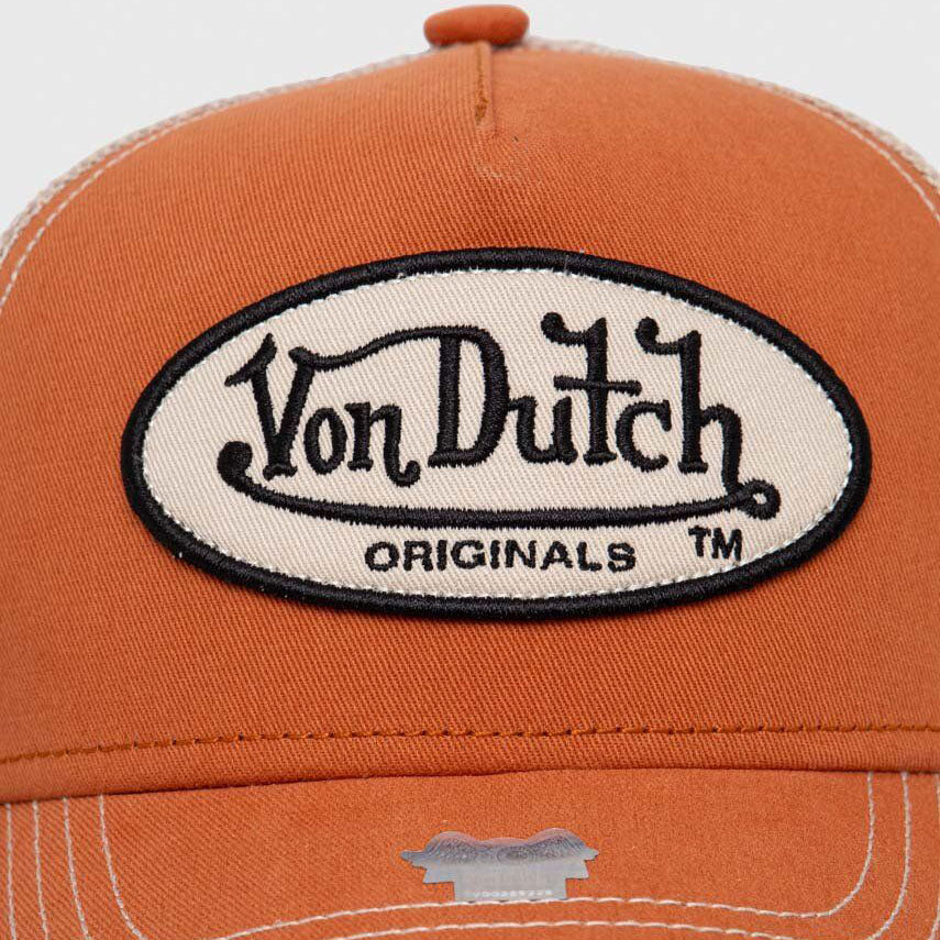 Von Dutch - Boston - Trucker/Snapback - Orange/Tan
