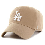 47 Brand - LA Dodgers Clean Up - Adjustable - Khaki/White
