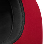 Beechfield - 5 Panel Contrast - Snapback- Black/Classic Red