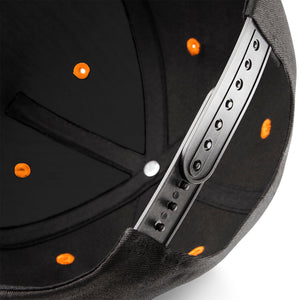 Beechfield - 5 Panel Contrast - Snapback - Black/Orange