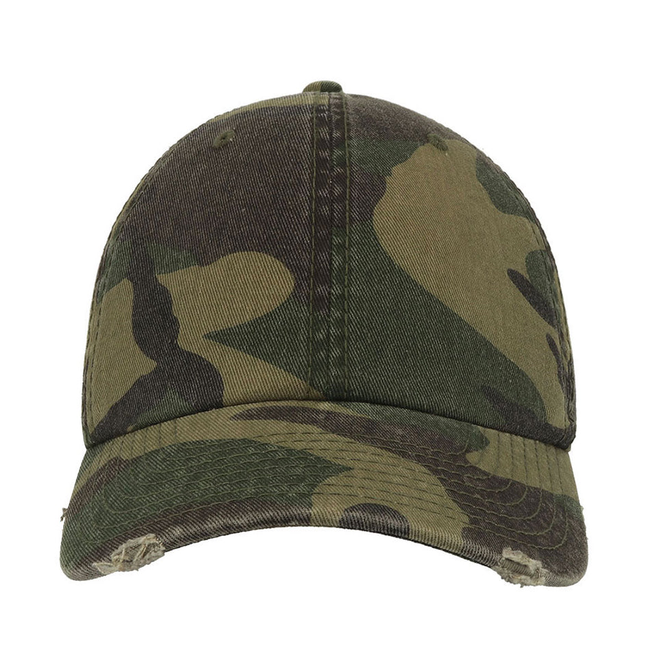 Atlantis - Dad Hat Destroyed - Adjustable - Camouflage