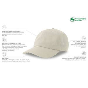 Atlantis - Dad HatS - Adjustable - White