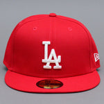 New Era - LA Dodgers 59Fifty Essential - Fitted - Scarlet/White