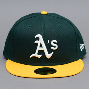 New Era - Oakland Athletics 59Fifty Authentic - Fitted - Green/Yellow