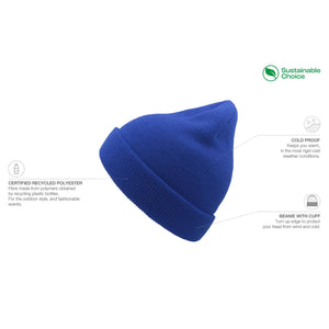 Atlantis - Kids Wind Recycled - Beanie - Royal