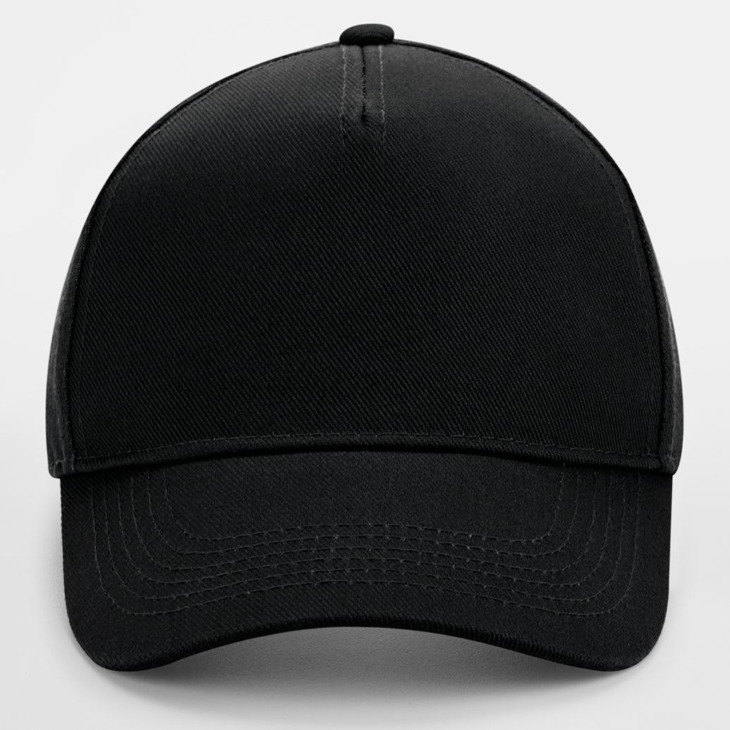 Beechfield - Ultimate 5 Panel Cap - Adjustable - Black