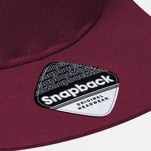 Beechfield - 5 Panel Rapper Cap - Snapback - Burgundy