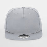 Beechfield - 5 Panel Rapper Cap - Snapback - Light Grey