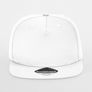 Beechfield - 5 Panel Rapper Cap - Snapback - White