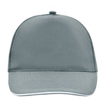 Myrtle Beach - 5 Panel Promo Sandwich Cap - Adjustable - Dark Grey/White