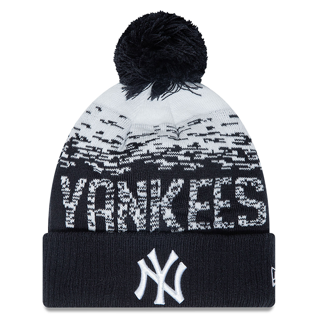 New Era - NY Yankees Bobble Sport - Beanie - Dark Navy/White