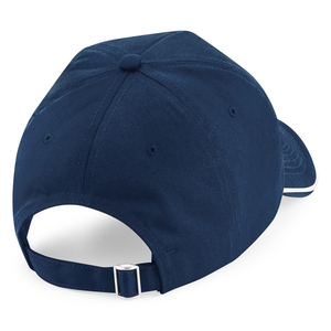 Beechfield - Authentic Piped Peak - Adjustable - French Navy/White