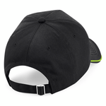 Beechfield - Authentic Piped Peak - Adjustable - Black/Lime Green