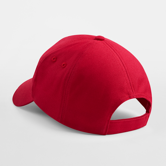 Beechfield - Ultimate 5 Panel Cap - Adjustable - Classic Red