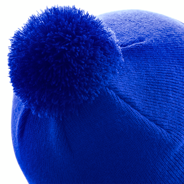 Beechfield - Original Pom Pom - Beanie - Bright Royal Blue