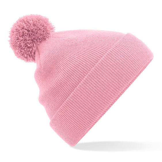 Beechfield - Junior Original Pom Pom - Beanie - Dusky Pink