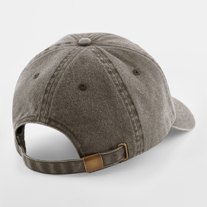Beechfield - Low Profile Vintage Cap - Adjustable - Vintage Brown