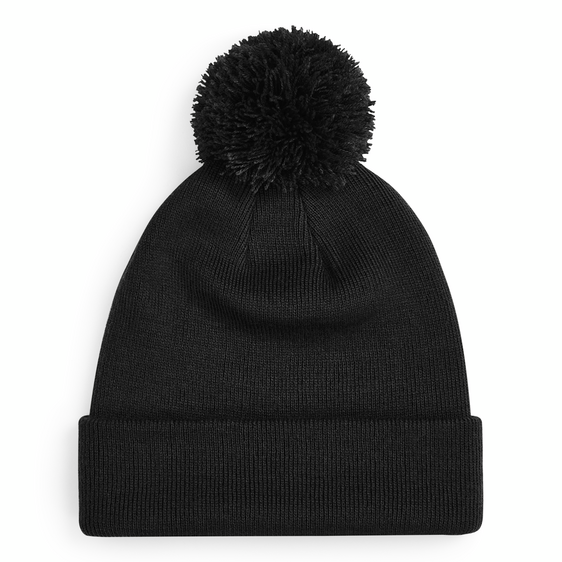 Beechfield - Junior Original Pom Pom - Beanie - Black