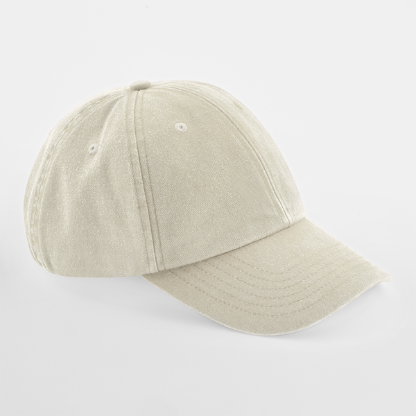 Beechfield - Low Profile Vintage Cap - Adjustable - Vintage Sand