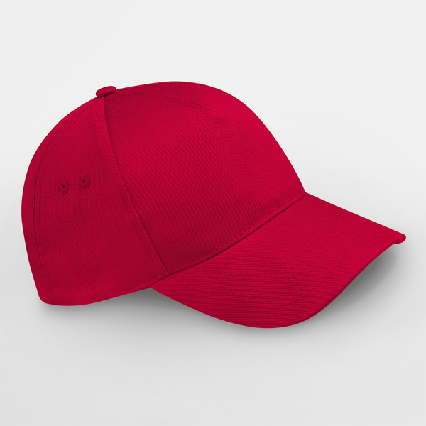 Beechfield - Ultimate 5 Panel Cap - Adjustable - Classic Red