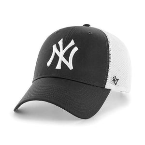 47 Brand - NY Yankees MVP Branson - Trucker/Snapback - Black/White