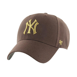 47 Brand - NY Yankees MVP Metallic - Snapback - Brown/Gold