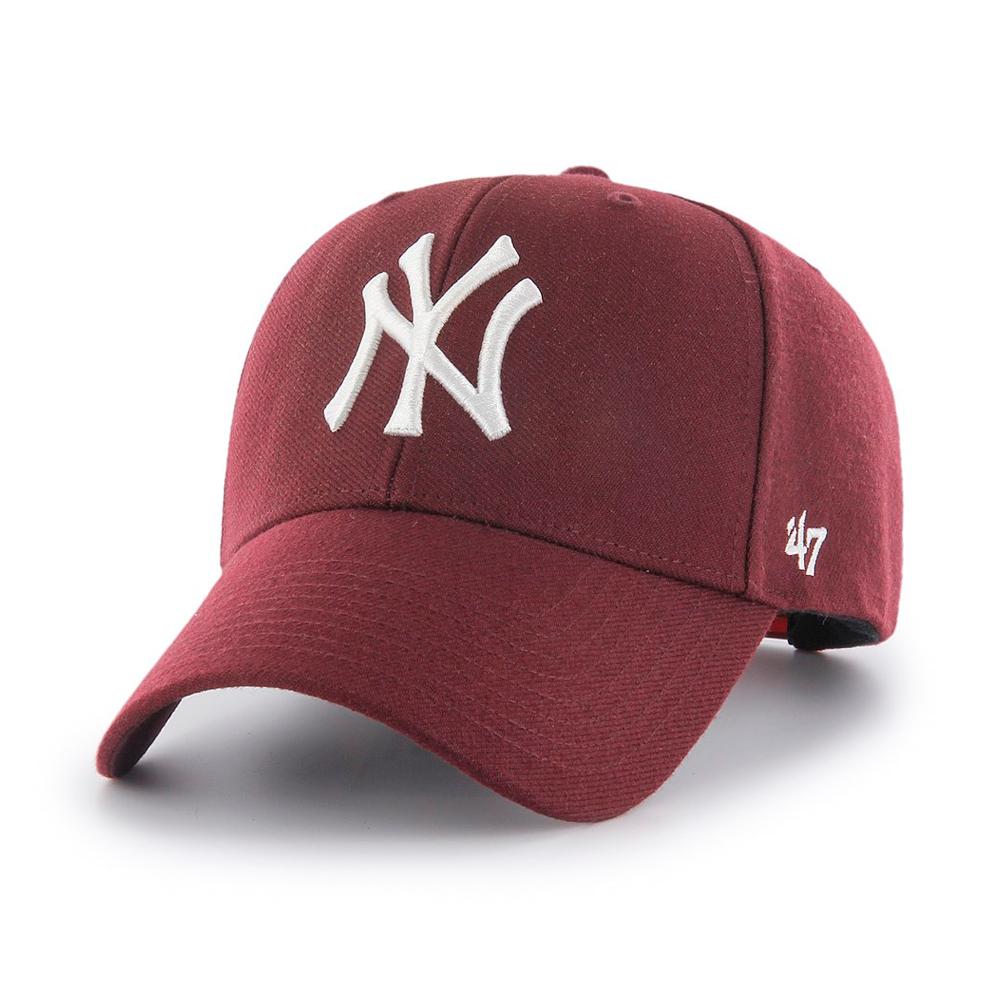 47 Brand - NY Yankees MVP - Snapback - Dark Maroon