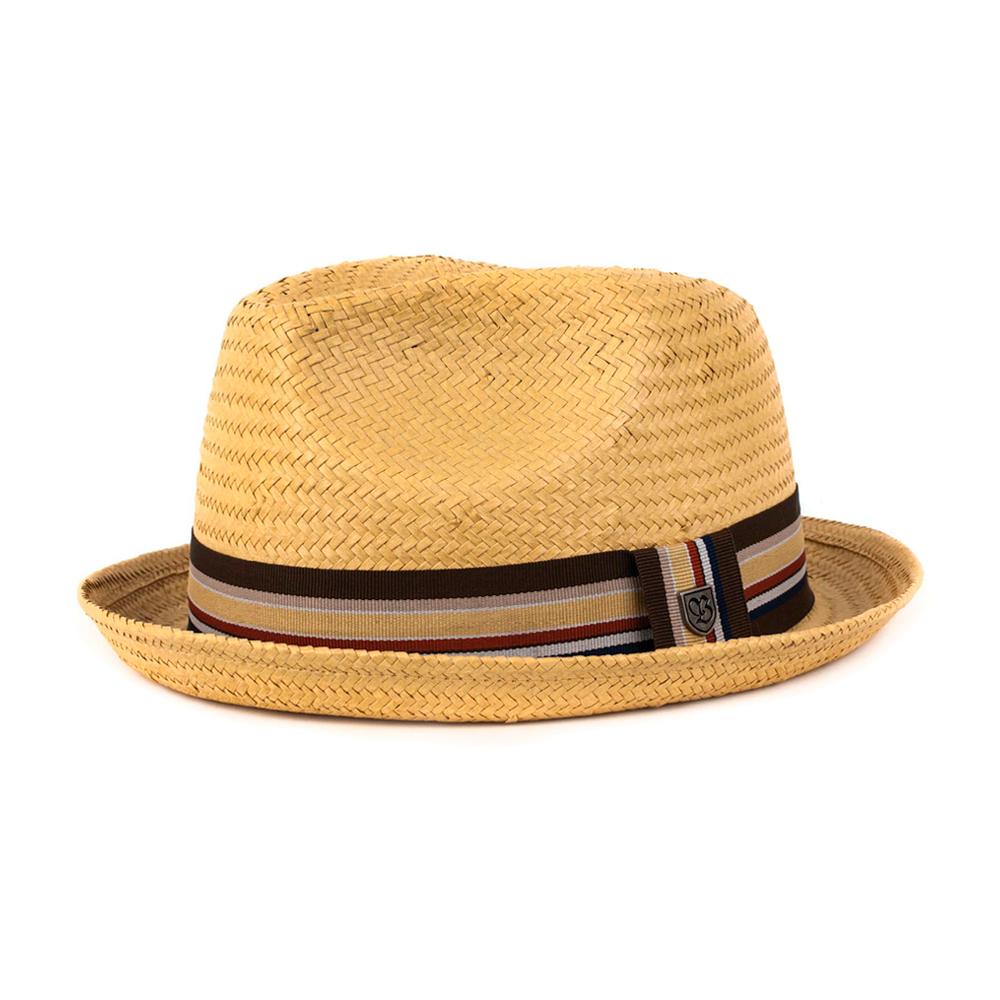 Brixton - Castor Fedora - Straw Hat - Tan