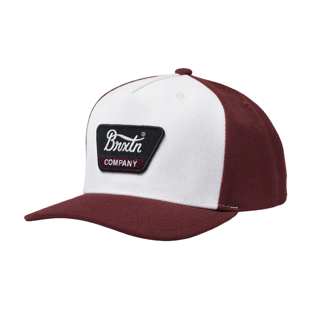 Brixton - Linwood Netplus MP - Snapback - Mahogany/Off White