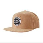 Brixton - Oath III - Snapback - Dark Khaki/Black