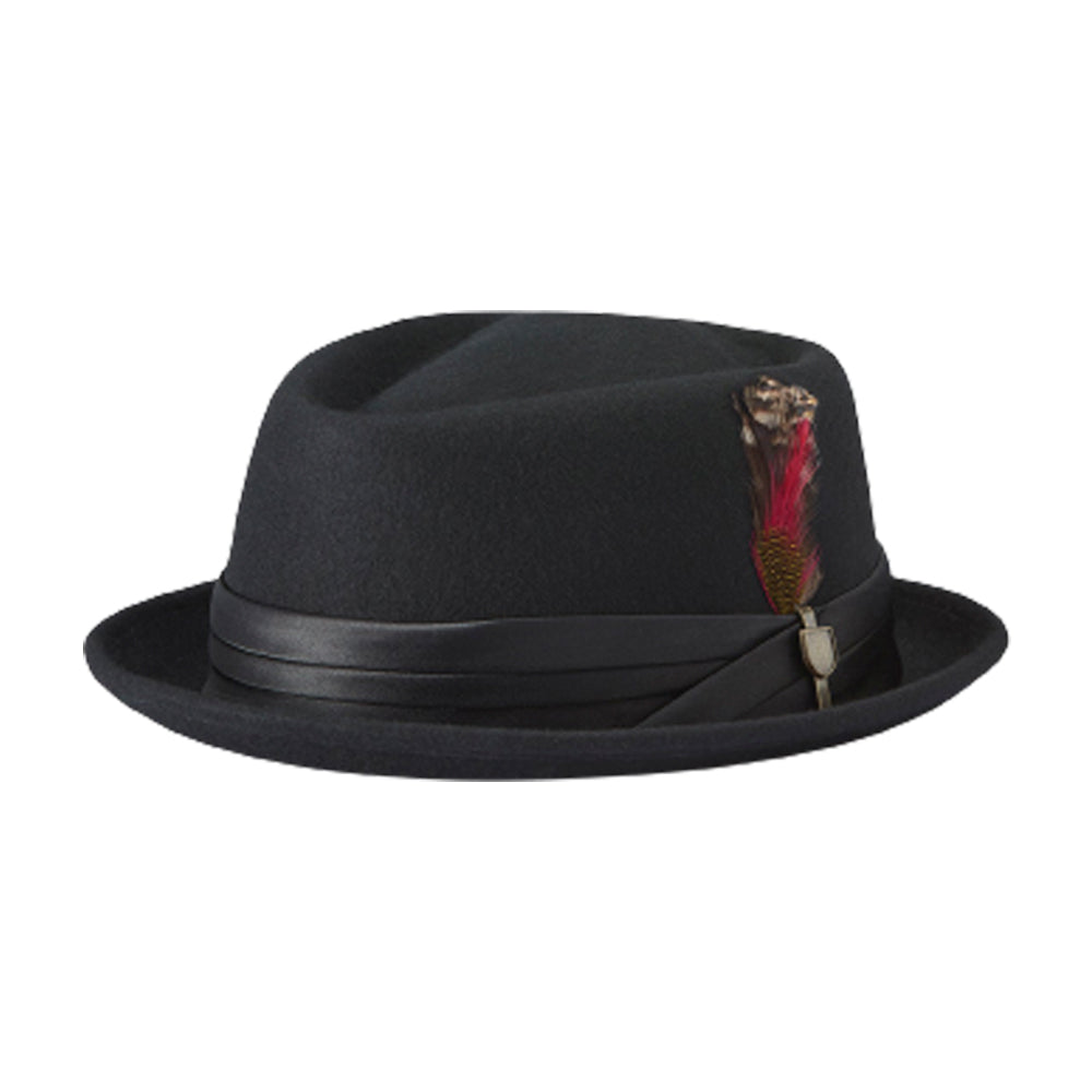 Brixton - Stout Pork Pie - Fedora - Black/Black