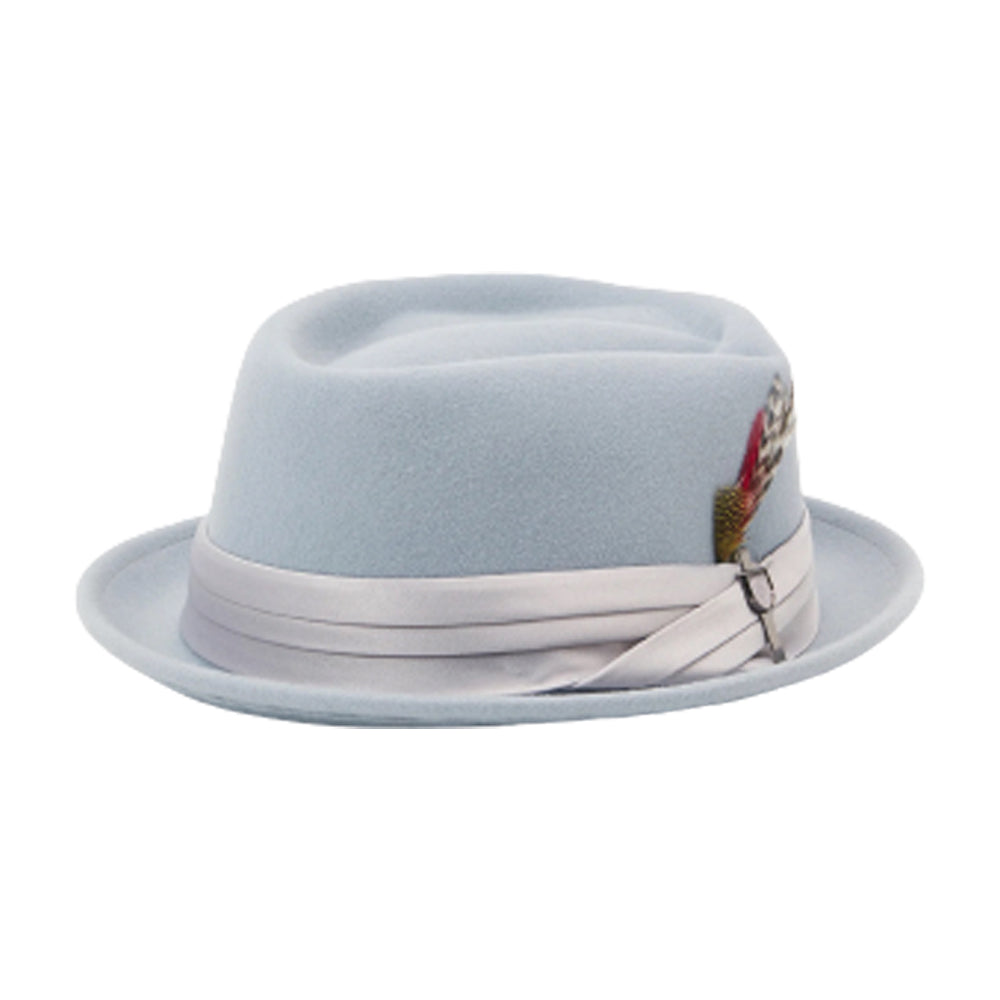 Brixton - Stout Pork Pie - Fedora - Haze/Silver