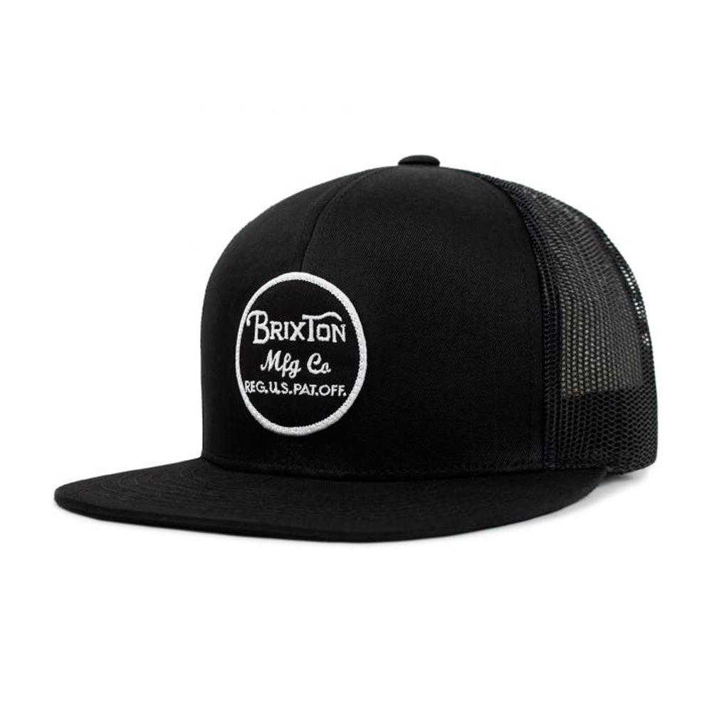 Brixton - Wheeler Mesh Cap - Trucker/Snapback - Black/Black