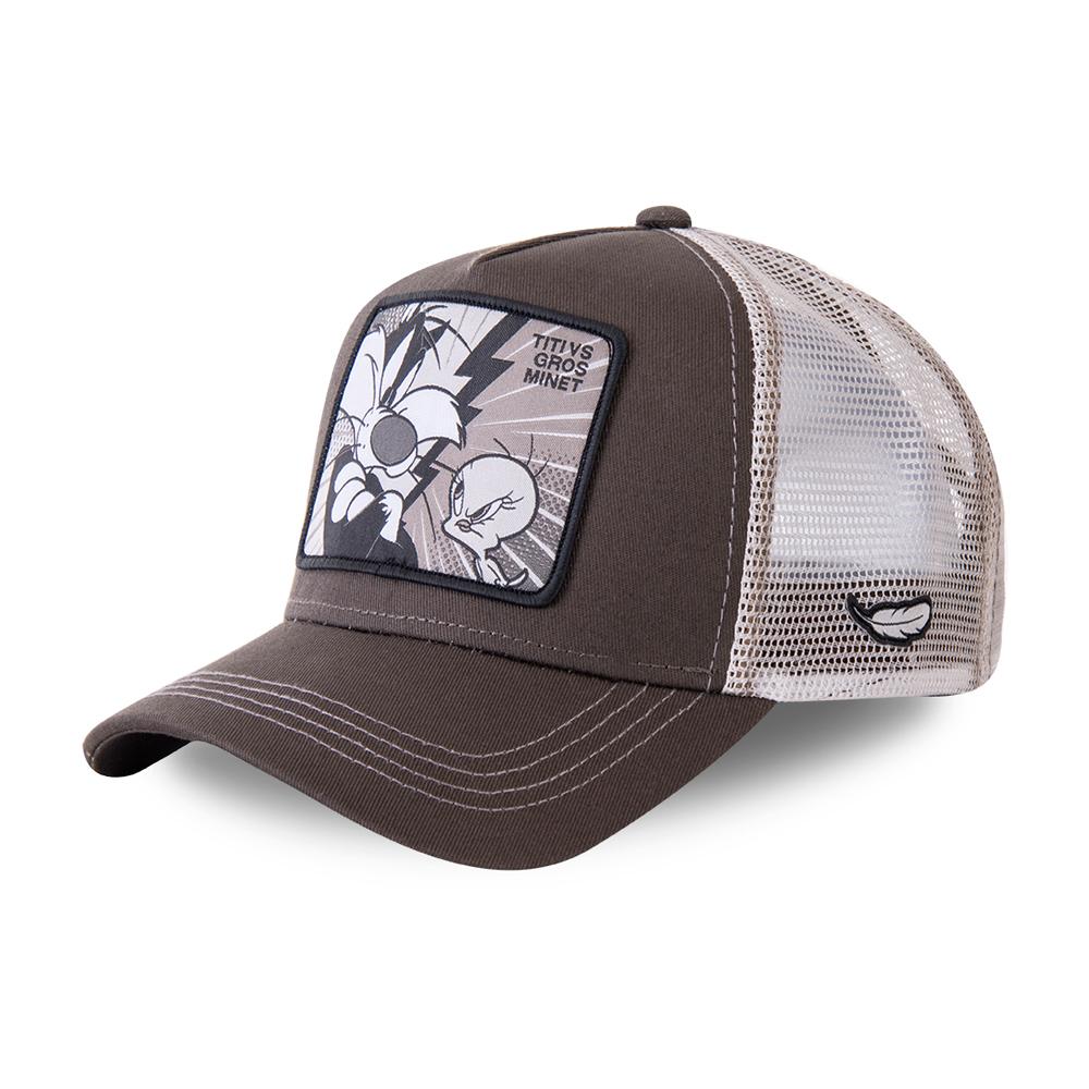 Capslab - Titi VS Gros Minet - Trucker/Snapback - Grey/White