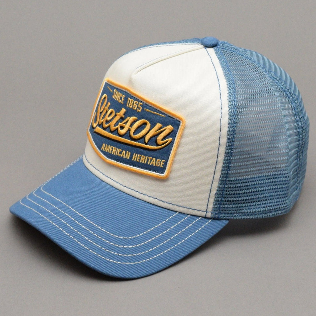 Stetson - Vintage - Trucker/Snapback - Blue/Off White