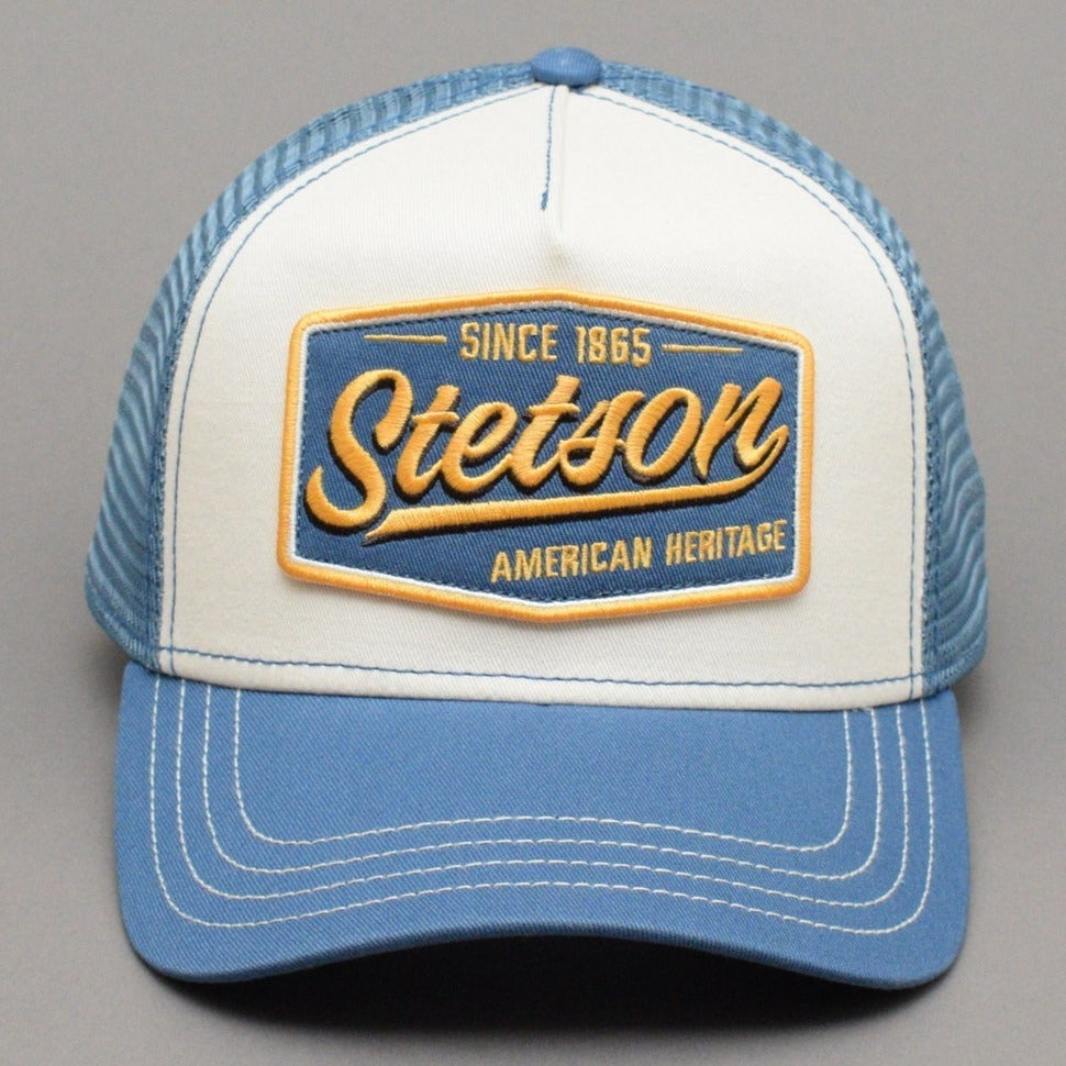 Stetson - Vintage - Trucker/Snapback - Blue/Off White