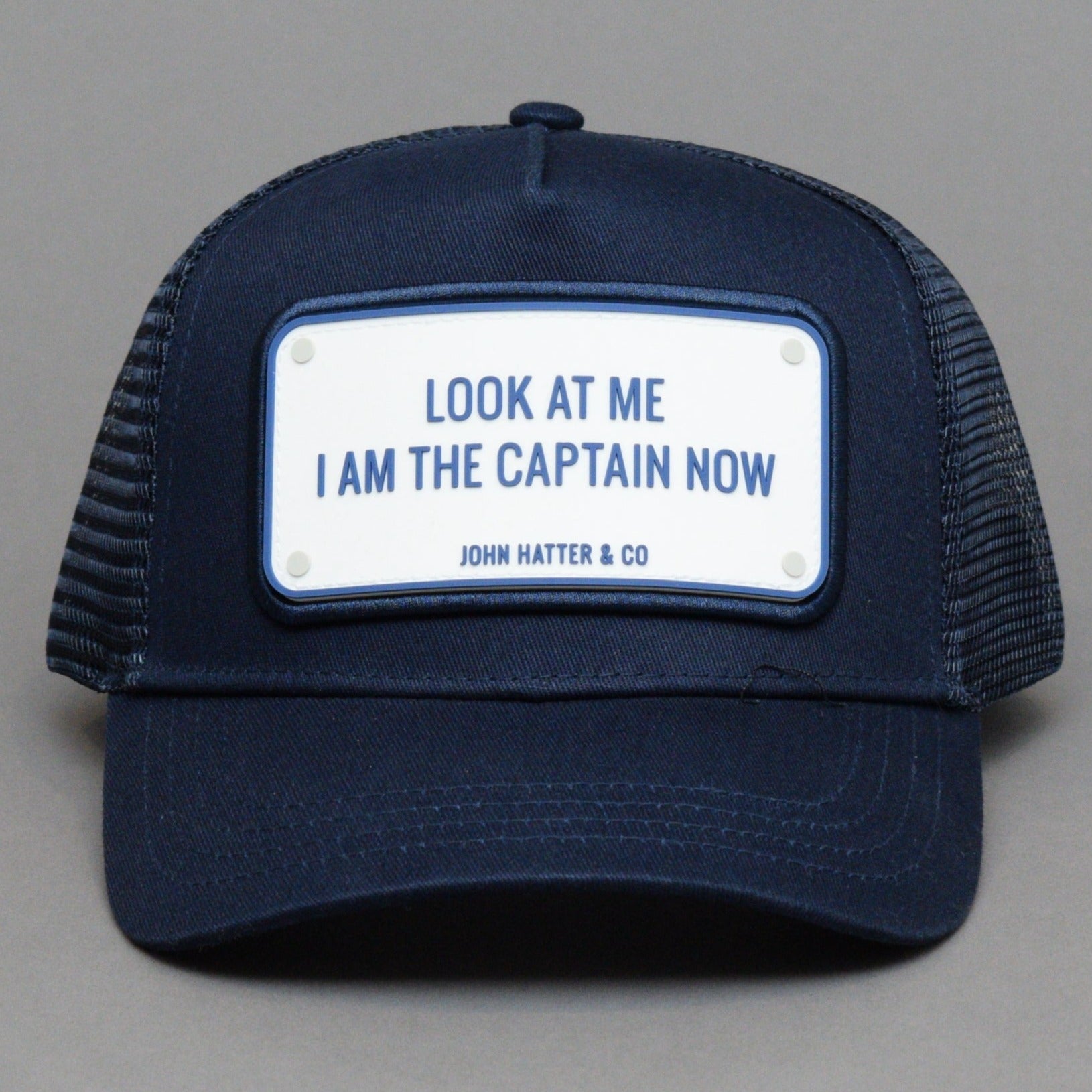 John Hatter - Look At Me I Am The Captain Now The Rubber Edition - Trucker/Snapback - Navy