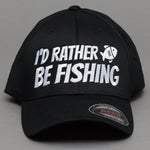 Ideal - Id Rather Be Fishing - Flexfit - Black/Black