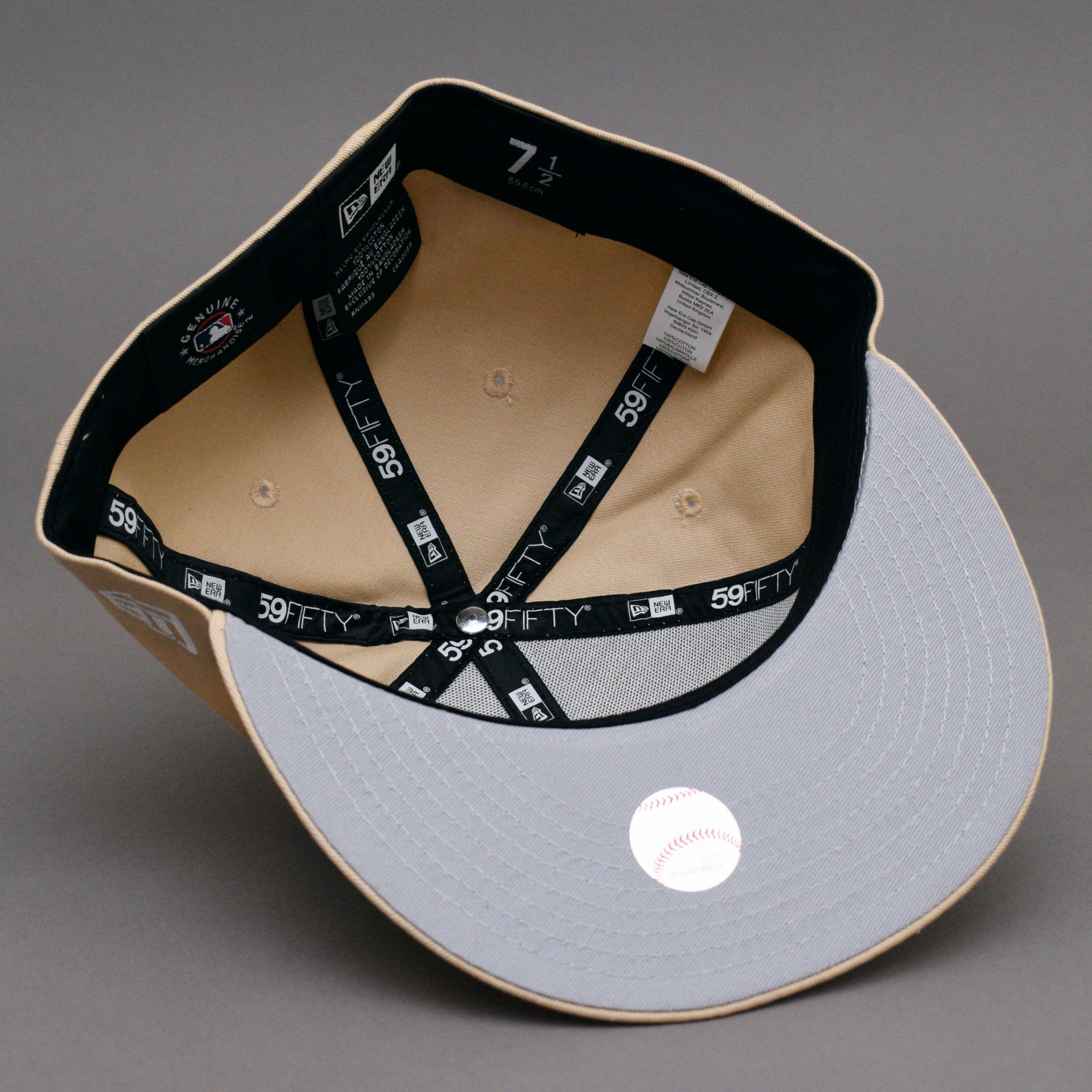 New Era - NY Yankees 59Fifty Essential - Fitted - Cream Stone/White