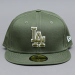 New Era - LA Dodgers 59Fifty Team Outline - Fitted - Medium Green
