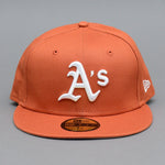 New Era - Oakland Athletics 59Fifty Essential - Fitted - Medium Brown/White