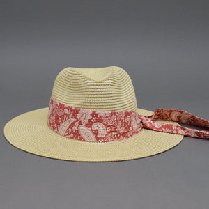 MJM Hats - Nita W Paper - Straw Hat - Natural