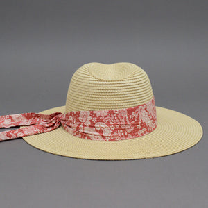 MJM Hats - Nita W Paper - Straw Hat - Natural