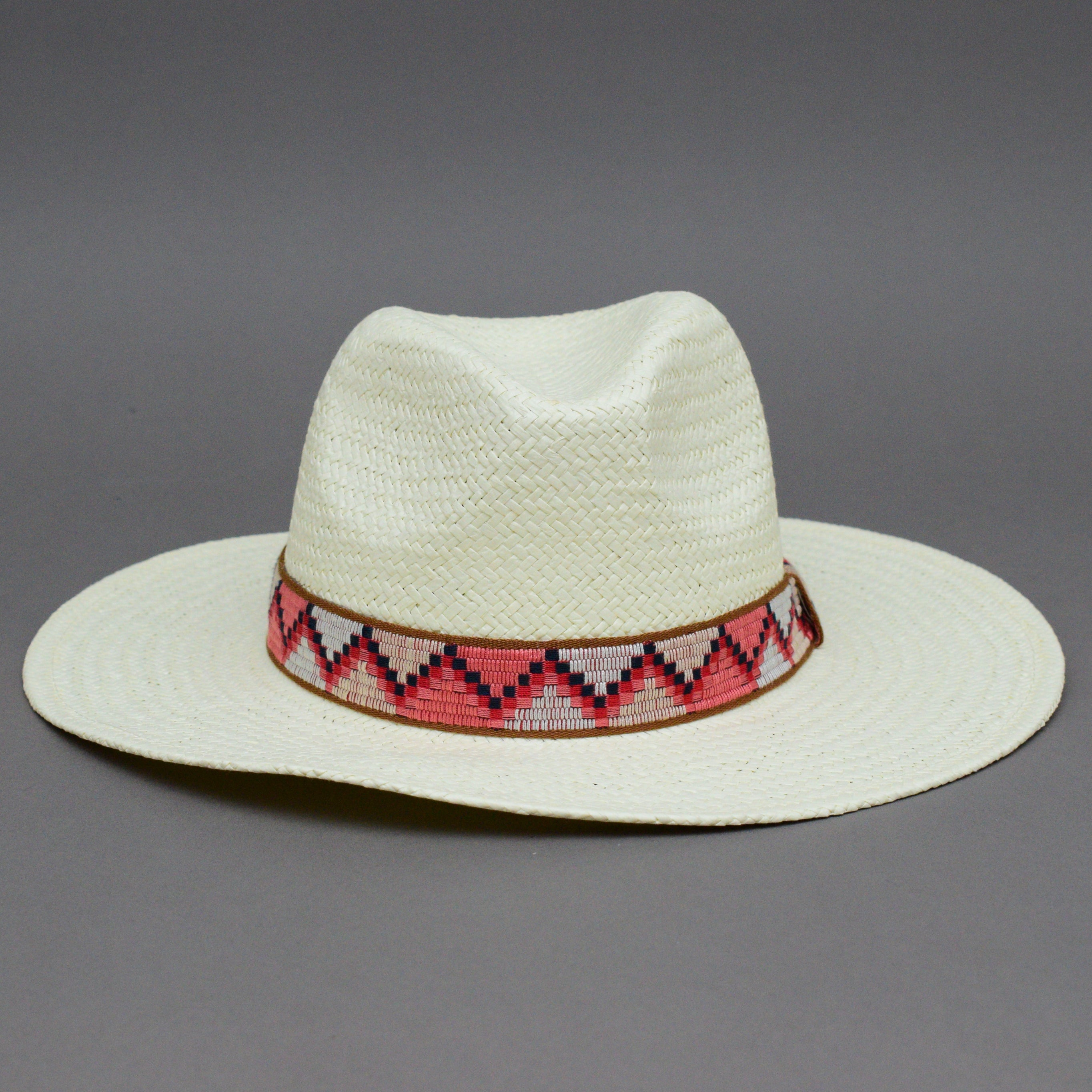 MJM Hats - Mesina W Paper - Straw Hat - Natural