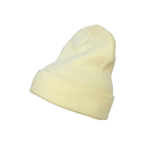 Yupoong - Fold Up Beanie - Powderyellow