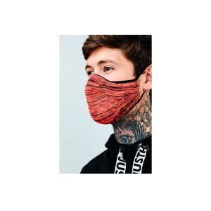 Hype - Adult Tech Knit - Face Mask - Pink/Black Melange